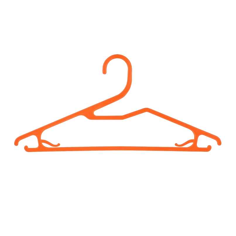 Sinco Super Plastic Cloth Hanger - Pack of 3 pcs - Orange