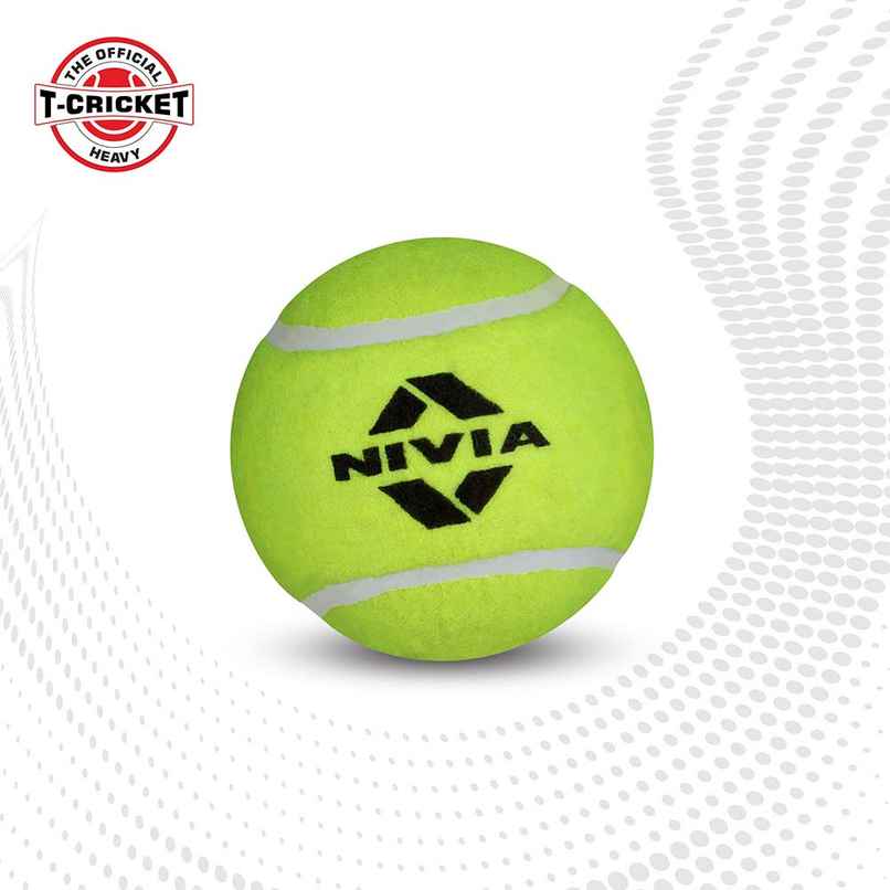 Nivia Tennis Ball Heavy Weight Yellow (Pack Of 3)