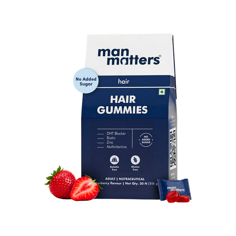 Man Matters Nourish Biotin Hair Gummies 30S Pack Man Matters Nourish Biotin Hair Gummies 30S Pack
