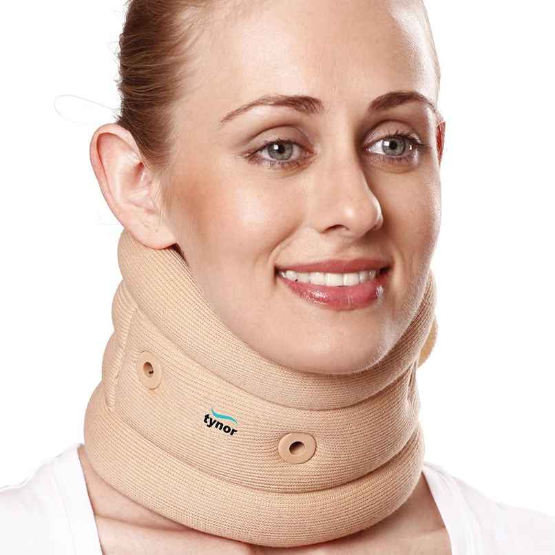 Tynor Cervical Collar Soft with Support Beige L Tynor Cervical Collar Soft with Support Beige L