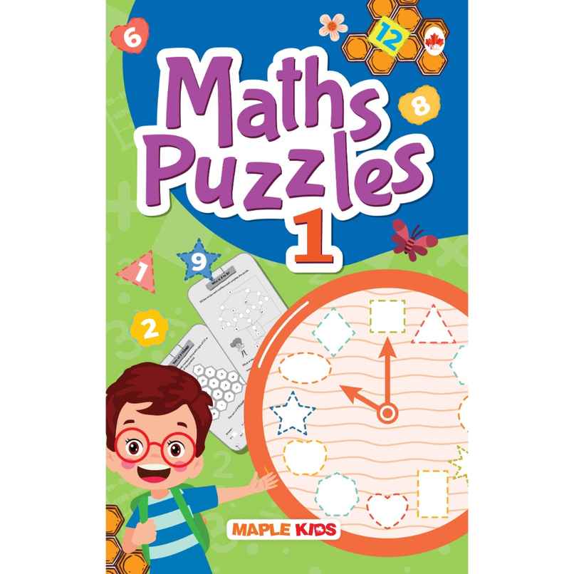 Maple Press Activity Book for Kids - Maths Puzzles | Brain Teasers & Puzzles | Brain Boosting Activity Book