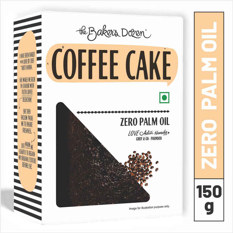 The Baker's Dozen Coffee Cake | Filter Coffee Decoction | Vegan Cake | Tea Cake | Zero Palm Oil