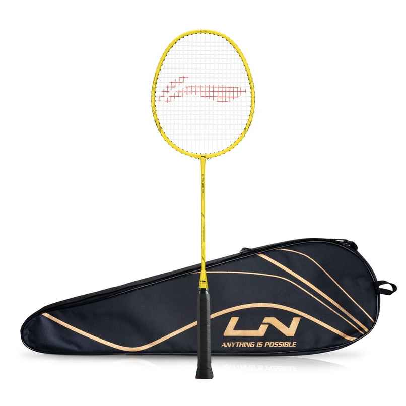 Li-Ning G-Tek Gx Graphite Strung Badminton Racquet With Free Racket Cover
