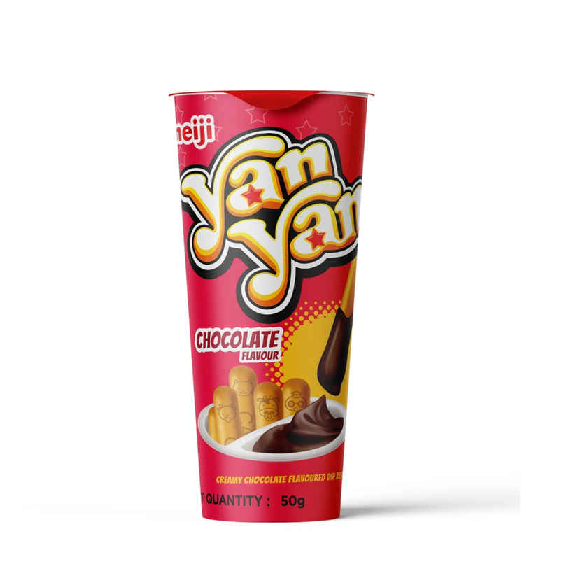 Meiji Yan Yan Chocolate Flavoured Biscuit Sticks Meiji Yan Yan Chocolate Flavoured Biscuit Sticks
