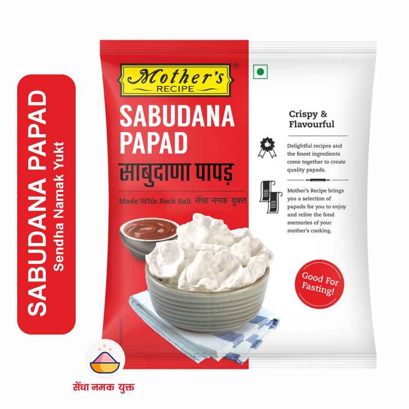 Mother's Recipe Sabudana Papad Mother's Recipe Sabudana Papad