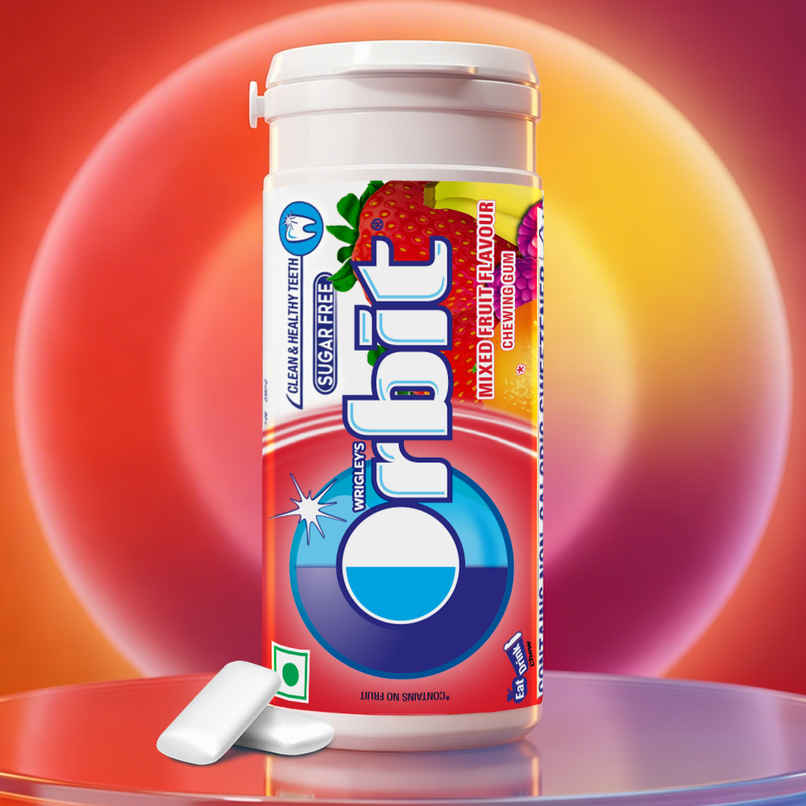 Orbit Mixed Fruit Sugar Free Chewing Gum