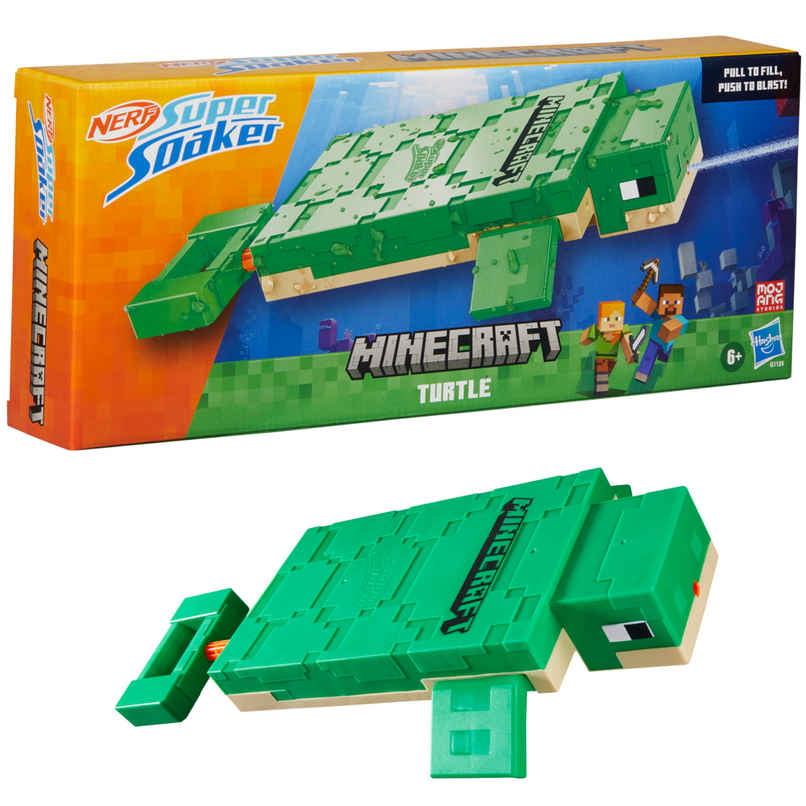 Hasbro Nerf Super Soaker Minecraft Turtle