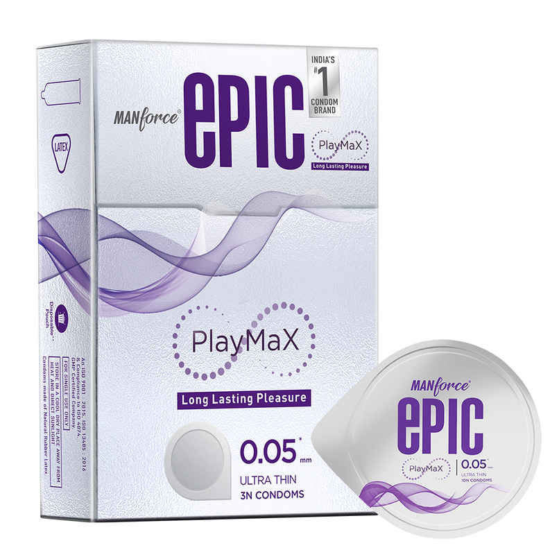 Manforce Epic Playmax Climax Delay Ultra Thin Condom