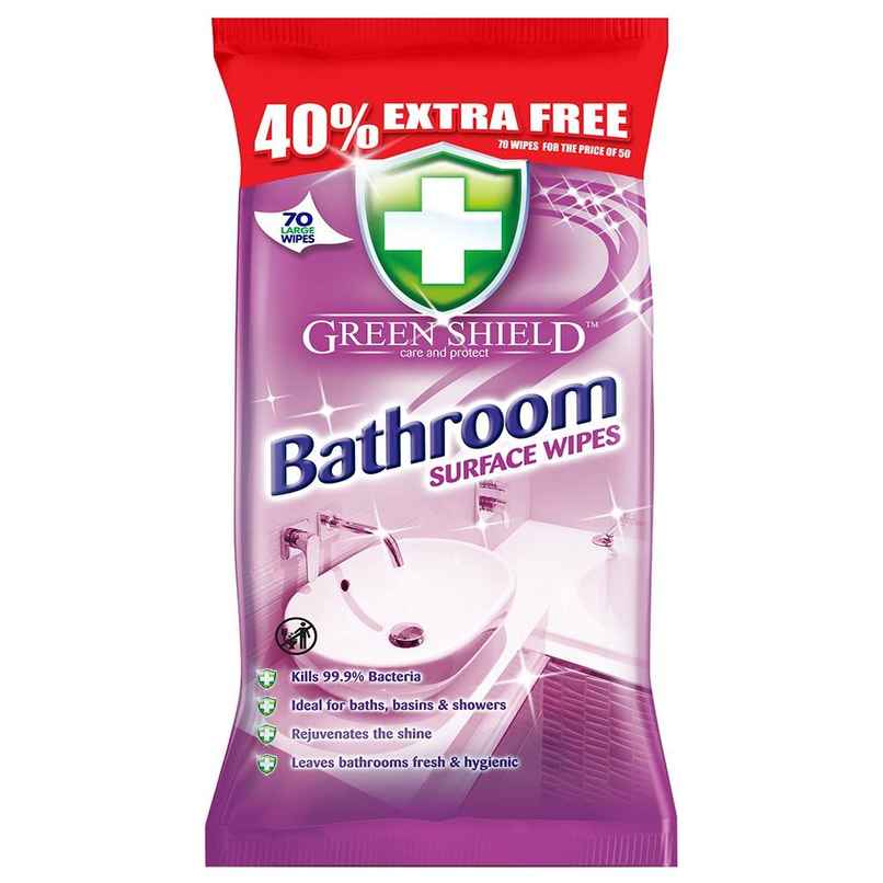 Greenshield Anti-Bacterial Bathroom Wipes
