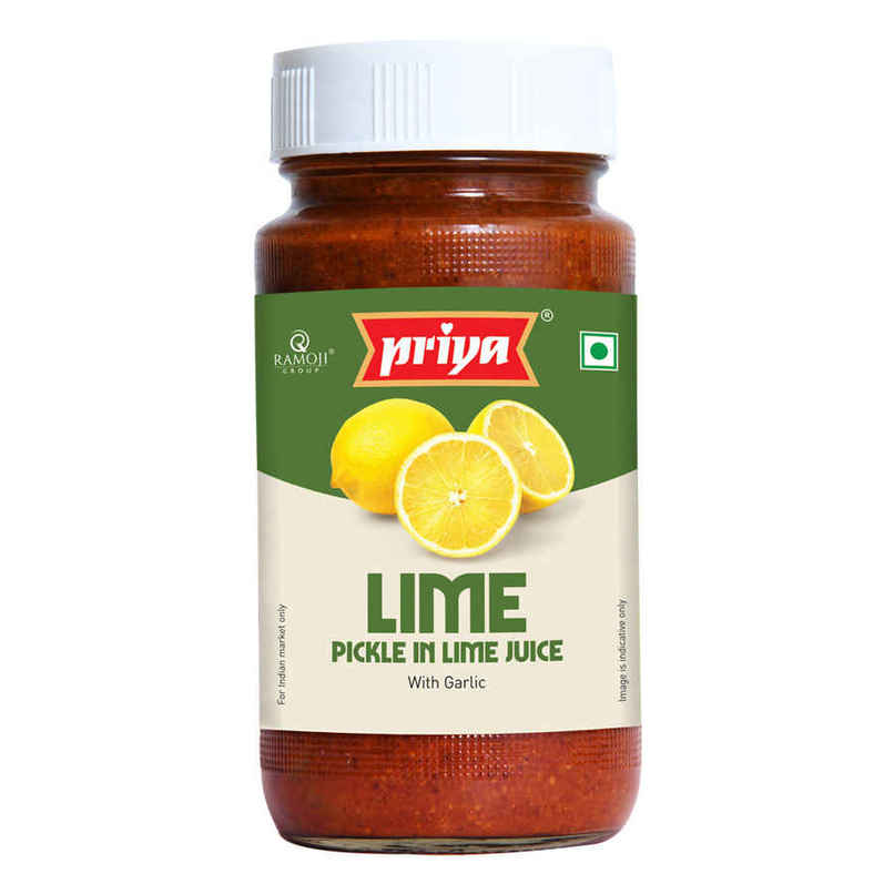 Priya Lime Pickle In Lime Juice With Garlic Priya Lime Pickle In Lime Juice With Garlic