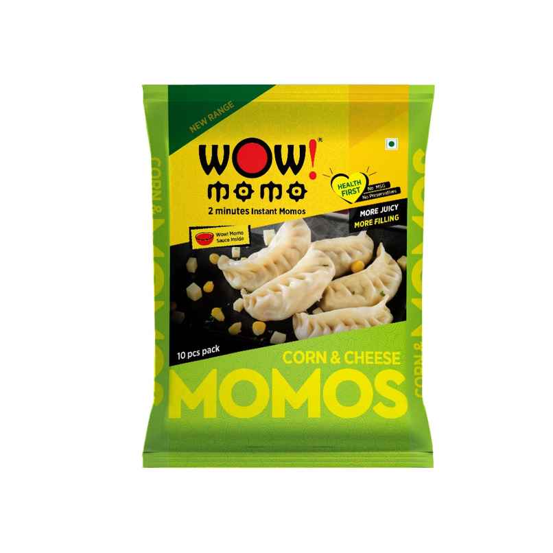 Wow! Corn & Cheese Momos | Frozen Snack