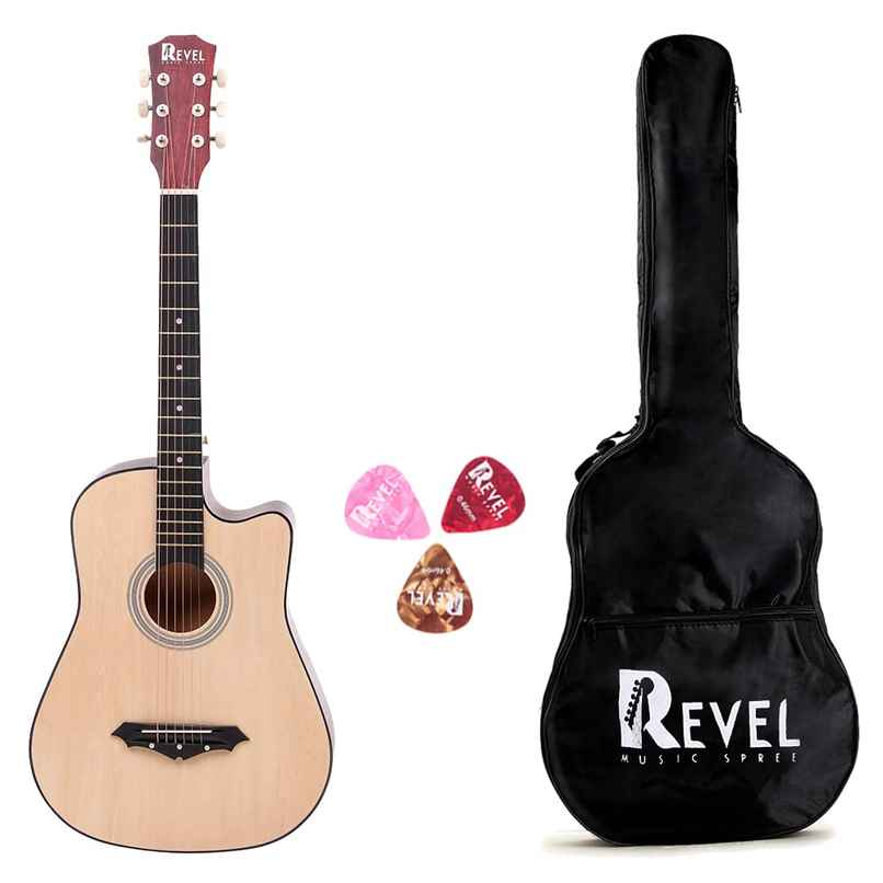 Revel Rvl-38C-Lgp-Nt 38 Inch Acoustic Guitar Linden Wood Ebony Right Hand Orientation | Natural Revel Rvl-38C-Lgp-Nt 38 Inch Acoustic Guitar Linden Wood Ebony Right Hand Orientation | Natural