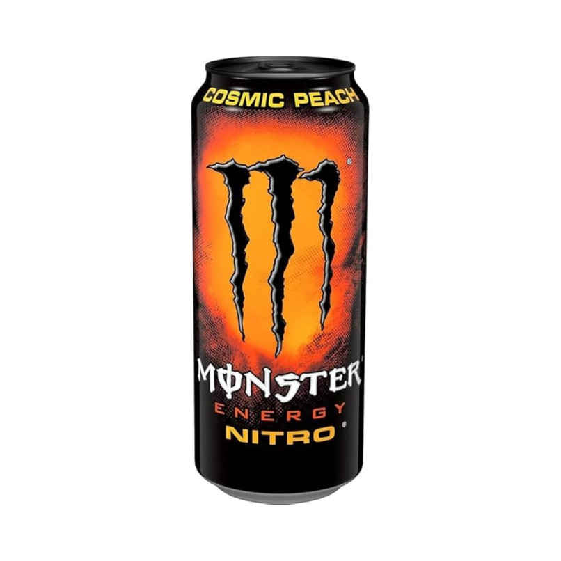 Monster Nitro Cosmic Peach High Caffeinated Drink Monster Nitro Cosmic Peach High Caffeinated Drink