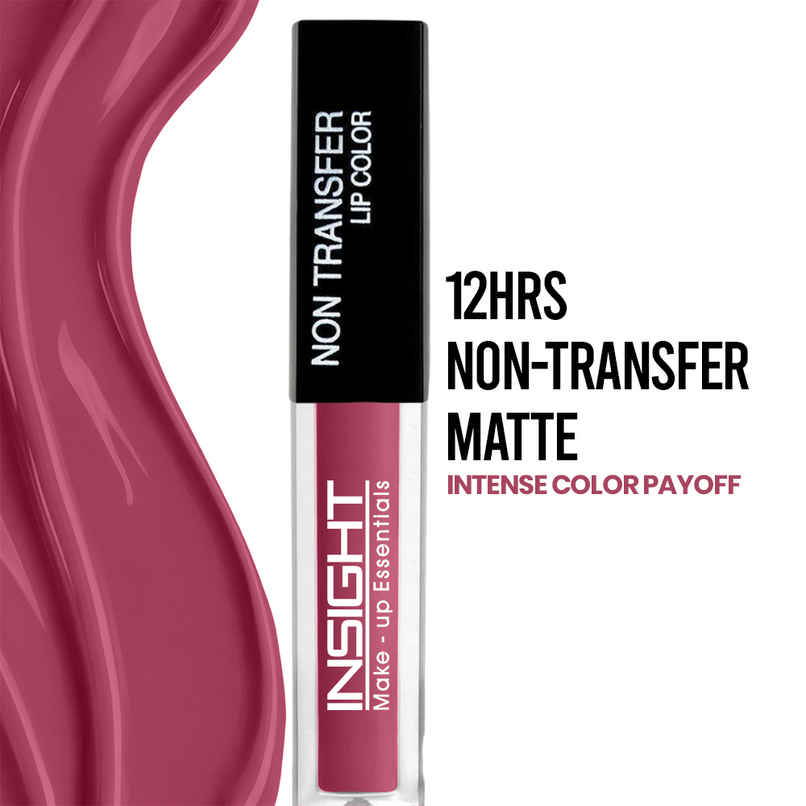 Insight Cosmetics Non Transfer Liquid Lipstick | Molten Pink | Cruelty Free