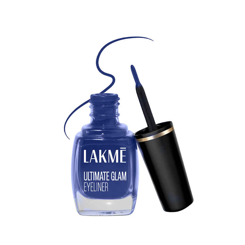 Lakme Ultimate Glam Eye Liner | Semi Matte | Blue