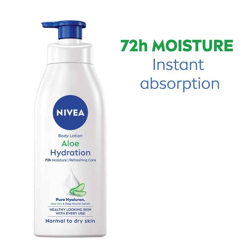 NIVEA Aloe Hydration Body Lotion|Refreshing Hydration|Non Sticky Feel|With Aloe Vera NIVEA Aloe Hydration Body Lotion|Refreshing Hydration|Non Sticky Feel|With Aloe Vera