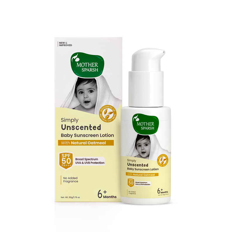 Mother Sparsh Simply Unscented Sunscreen For Babies With Spf 50 Mother Sparsh Simply Unscented Sunscreen For Babies With Spf 50