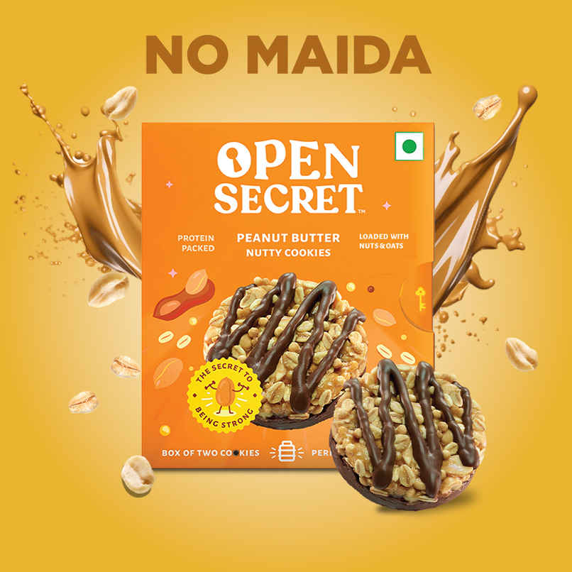 Open Secret Zero Maida Peanut Butter Protein Cookies