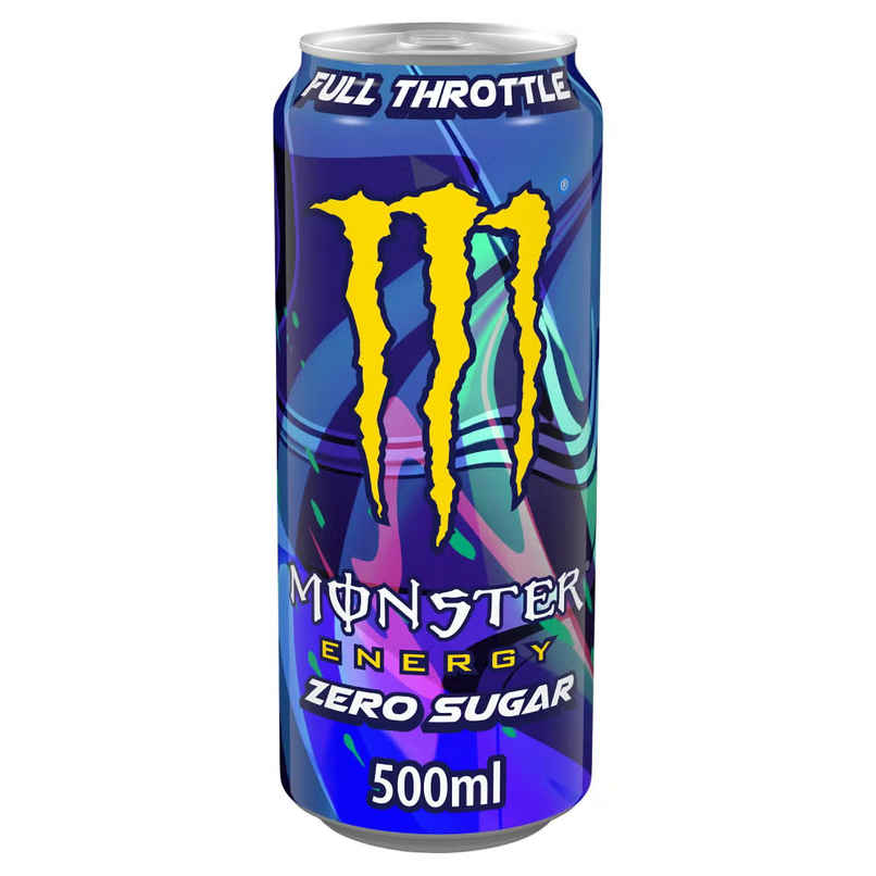 Monster Full Throttle Zero Sugar High Caffeinated Drink Monster Full Throttle Zero Sugar High Caffeinated Drink