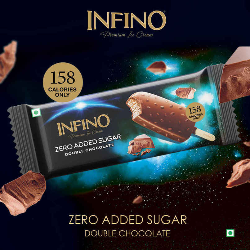Infino Zero Added Sugar Double Chocolate Bar Infino Zero Added Sugar Double Chocolate Bar