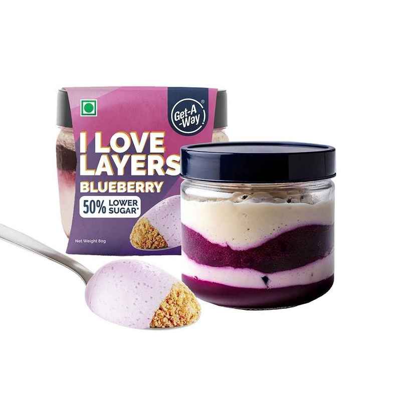 Get-A-Way Blueberry Cheesecake Jar | Soft & Fruity