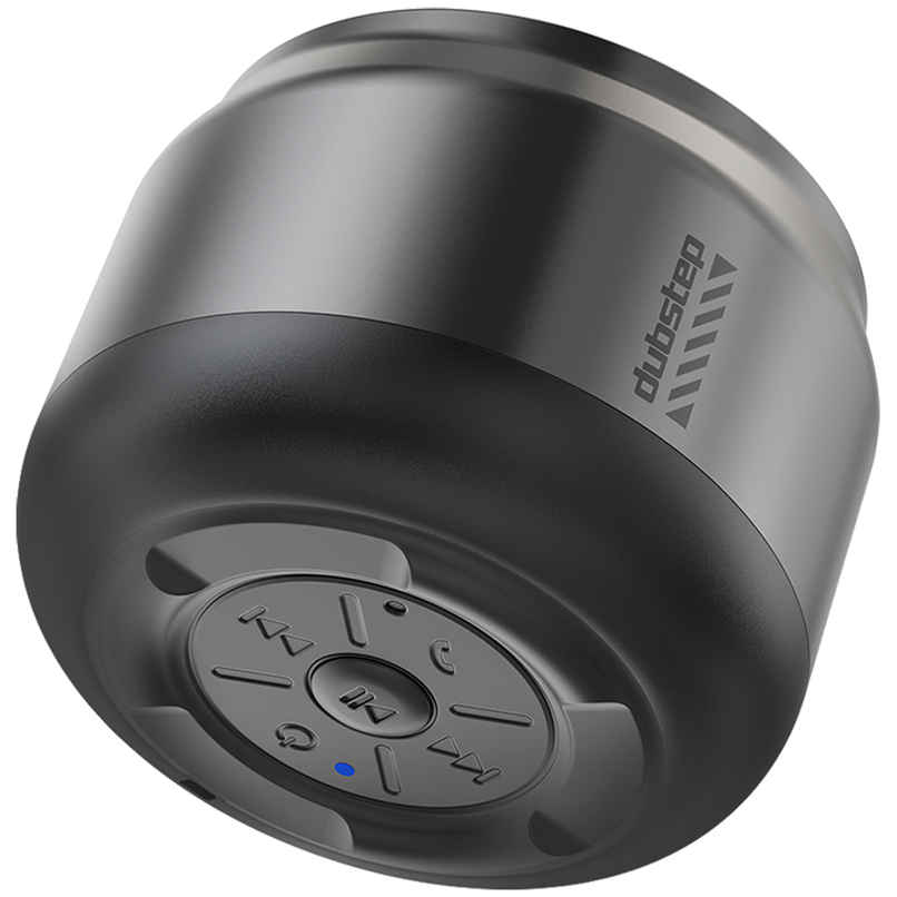 Dubstep Pop 600 Wireless Speaker With 15Hrs Playtime,  52mm Dynamic Driver, 6W Output, Bluetooth v5.3 -  Grey