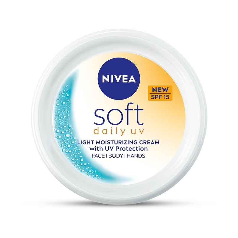 Nivea Soft Daily UV Light Moisturising Cream With SPF-15