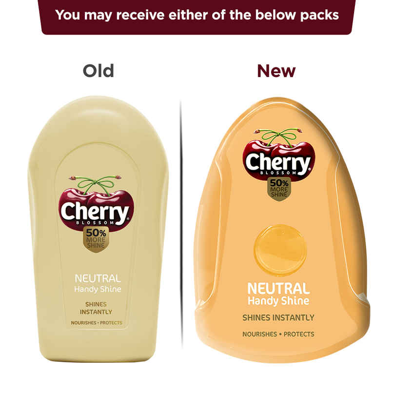 Cherry Neutral Shoe Polish, Handyshine Sponge