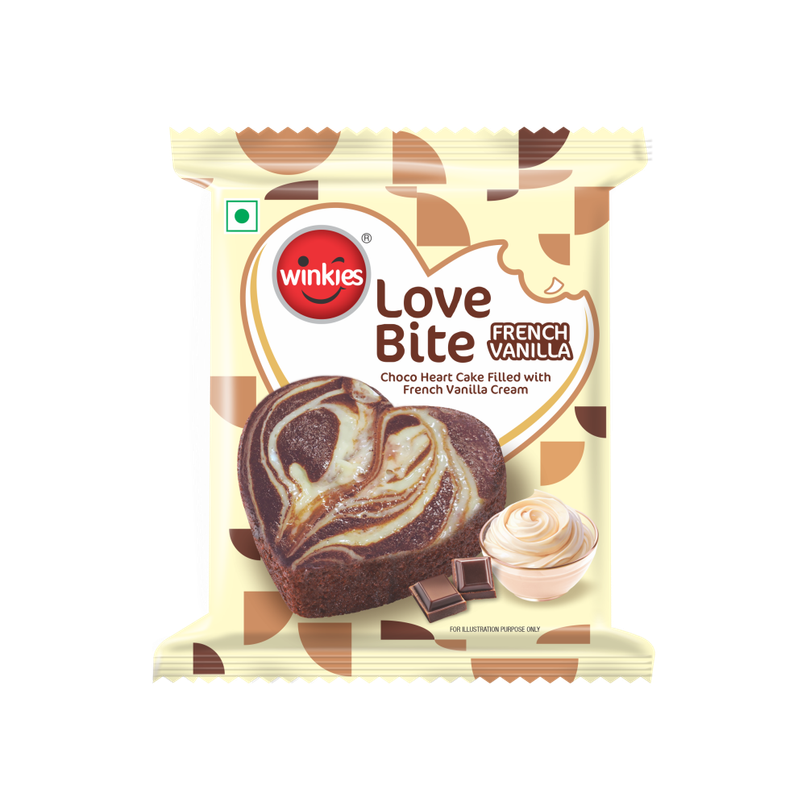 Winkies Love Bite French Vanilla Cake Winkies Love Bite French Vanilla Cake