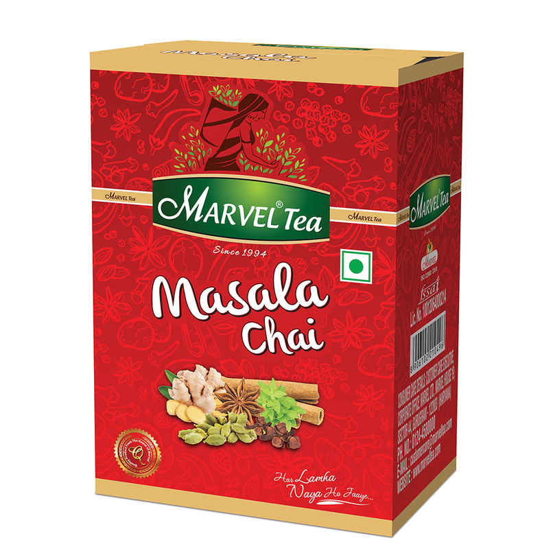 Marvel Masala Tea | Clove, Cinnamon, Ginger, Tulsi, Cardamom