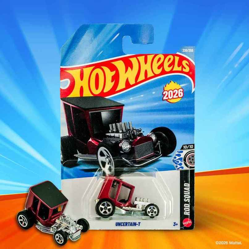 Hot Wheels Worldwide Basic Car | HW Uncertain T | Die Cast Toy Car | For Kids & Collectors