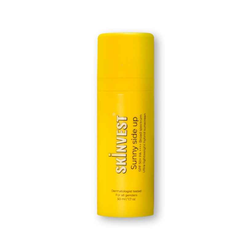 Skinvest Sunny Side Up Ultra Lightweight SPF 50+ Pa ++++ Sunscreen | Protects From Sun Damage