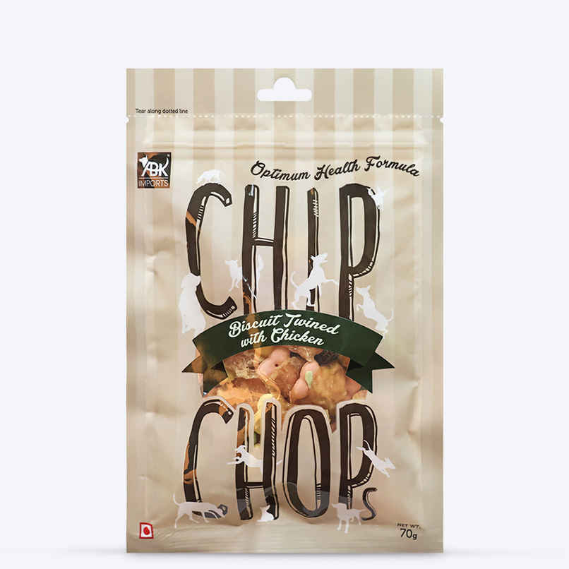 Chip Chops Biscuit Twined with Chicken Dog Treat Chip Chops Biscuit Twined with Chicken Dog Treat