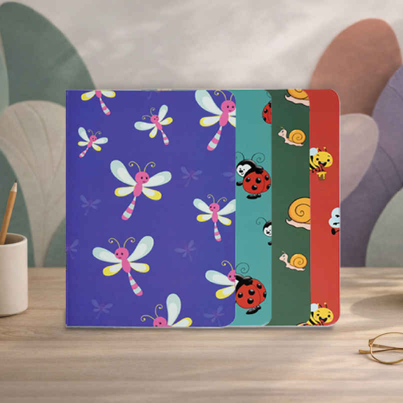 Papboo A5 Unruled Notebooks Set | 80 GSM Paper | Cute Creatures Papboo A5 Unruled Notebooks Set | 80 GSM Paper | Cute Creatures