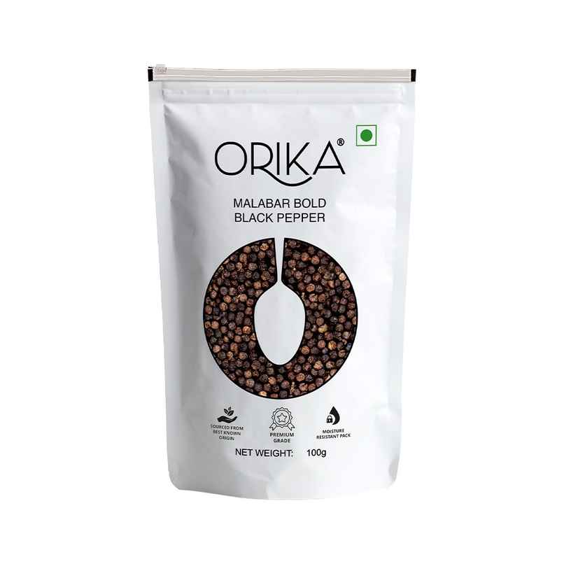 Orika Malabar Bold Black Pepper | Sabut Kaali Mirch