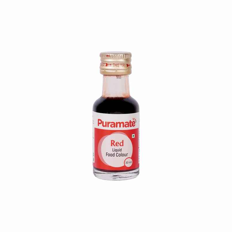 Puramate Liquid Food Colour| Red | Baking Ingredient