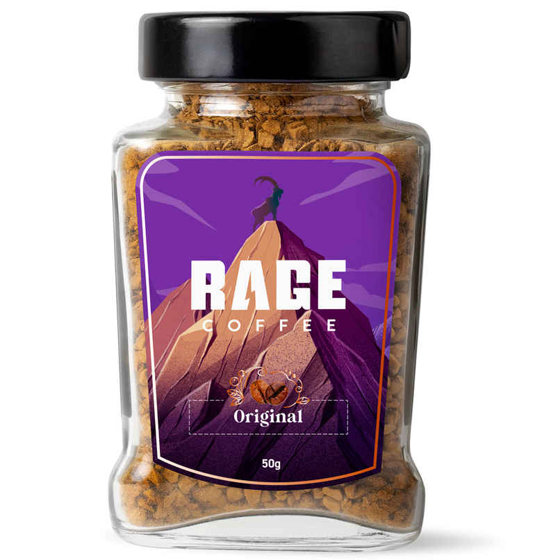 Rage Coffee Original Blend - Premium Arabica Classic Medium Roast Organic Instant Coffee Rage Coffee Original Blend - Premium Arabica Classic Medium Roast Organic Instant Coffee