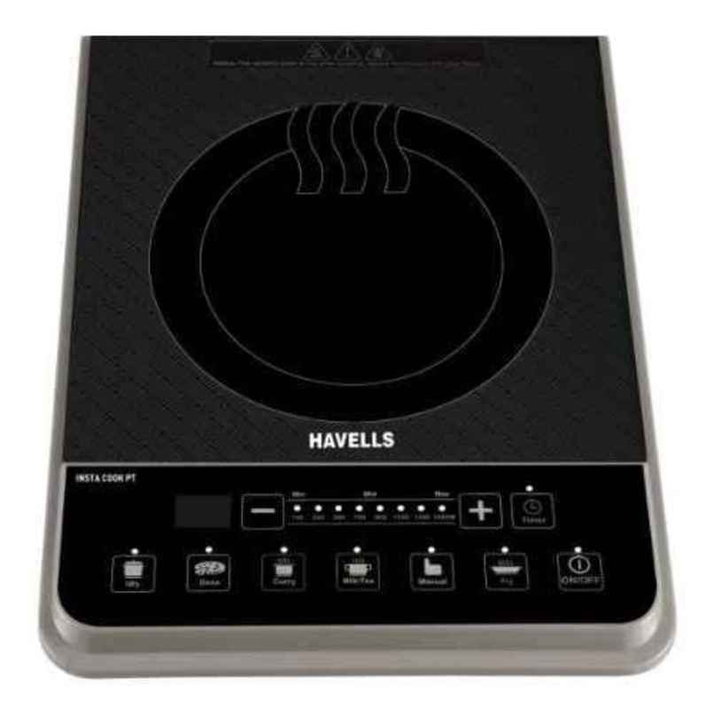 Havells Insta Cook QT 1200 W Induction Cooktop Push Button - Black, GHCICDGK120