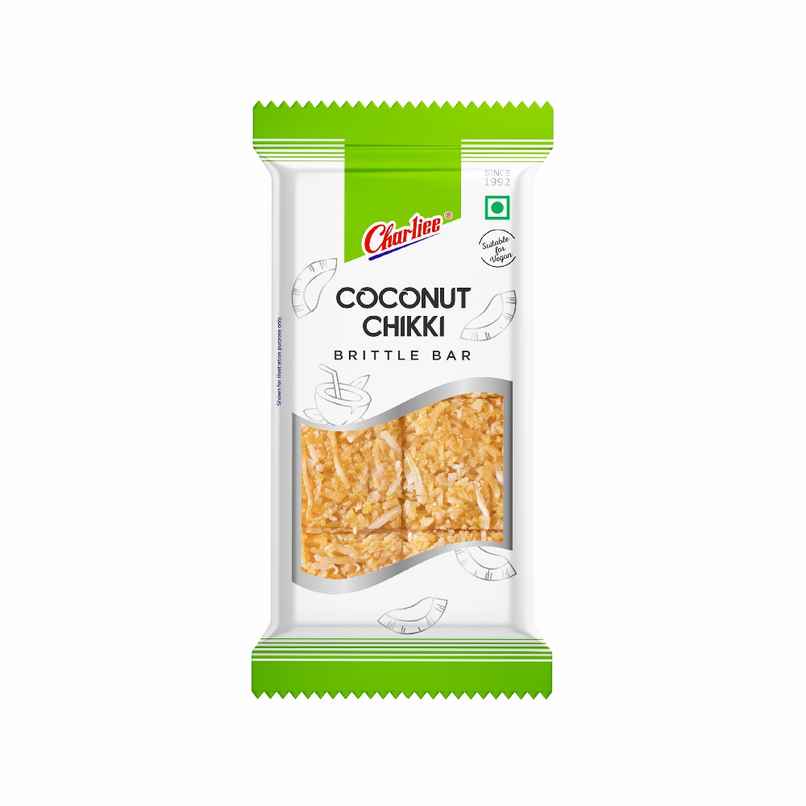 Charliee Coconut Chikki | Sweet & Crunchy Charliee Coconut Chikki | Sweet & Crunchy