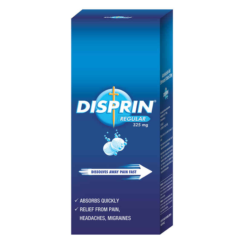 Disprin Regular 325mg Effervescent Tablet Disprin Regular 325mg Effervescent Tablet