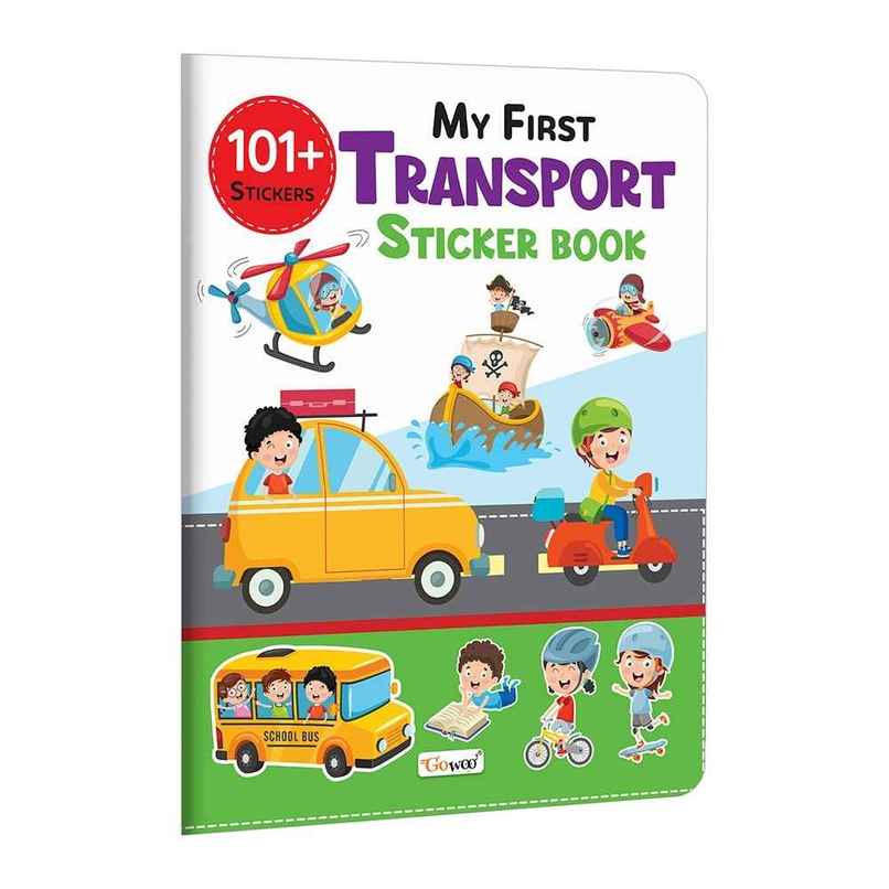 My First Transport Sticker Book - Adventure With 101+ Stickers | Kids Learning Activities Ages 3-12