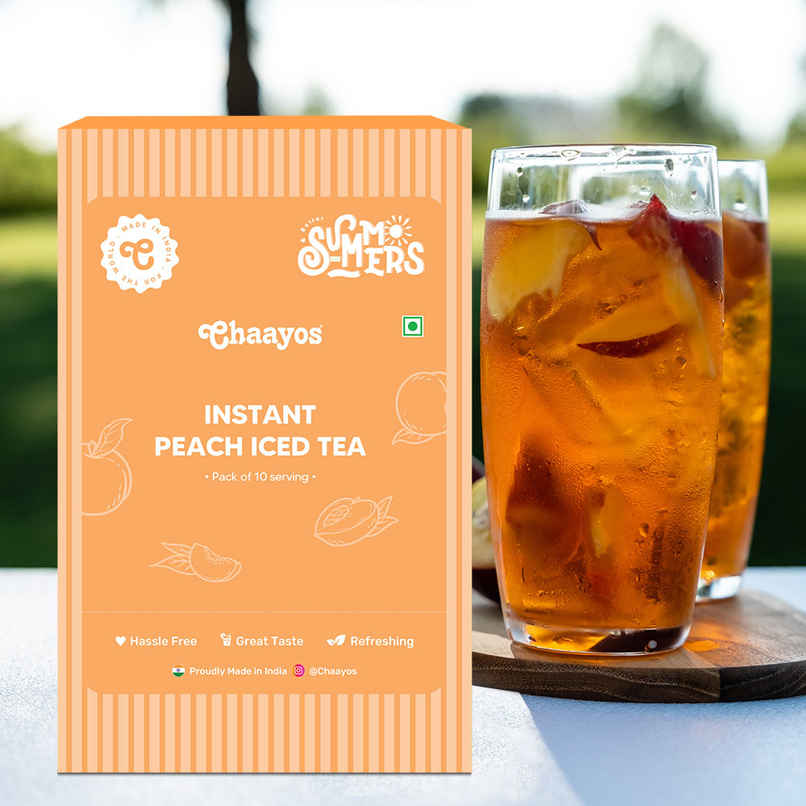 Chaayos Peach Instant Iced Tea Premix