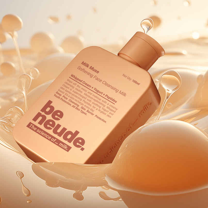 Be Neude Peptide Face Cleansing Milk With Whipped Cream & Yogurt For Deep Pore Cleansing Be Neude Peptide Face Cleansing Milk With Whipped Cream & Yogurt For Deep Pore Cleansing