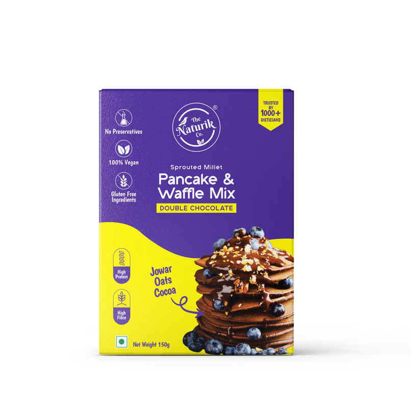 The Naturik Co High Protein Millet Pancake Double Chocolate