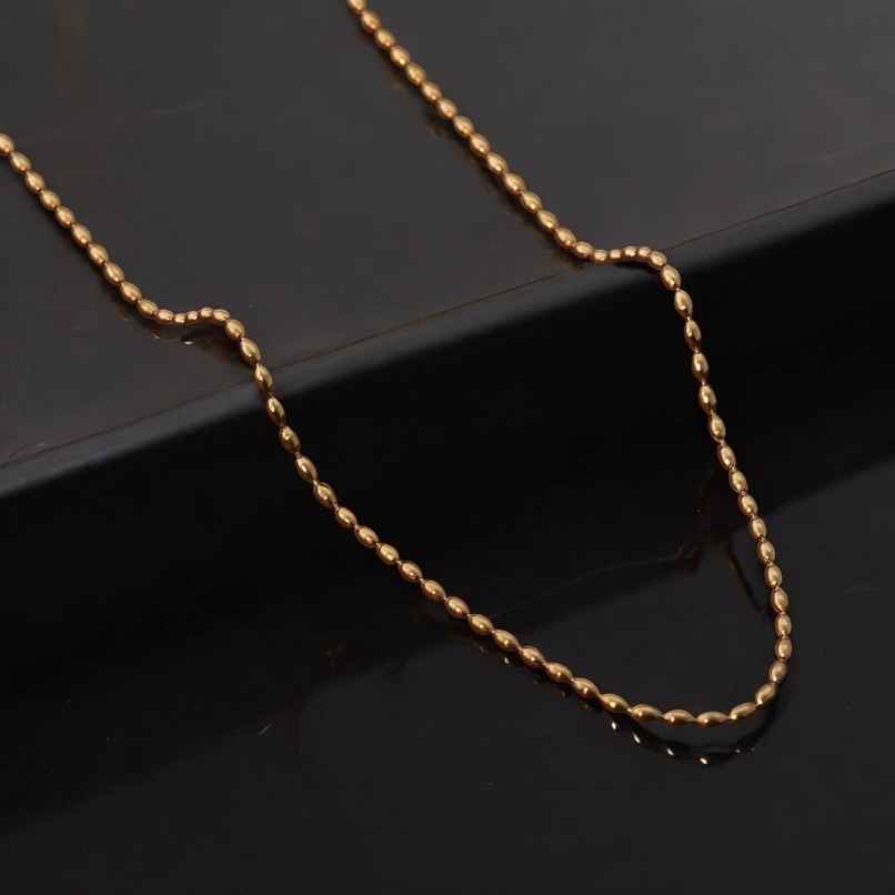 Palmonas Gold Beaded Necklace