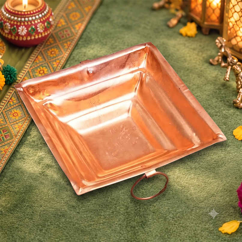 Copper Hawan Kund | 5.5 - 6 inch | ServDharm