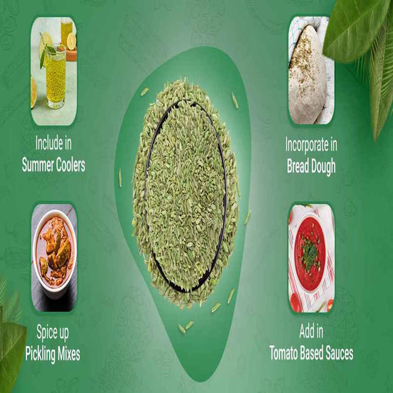 Nutraj Classic Badi Saunf (Fennel Seeds) - Pouch Nutraj Classic Badi Saunf (Fennel Seeds) - Pouch