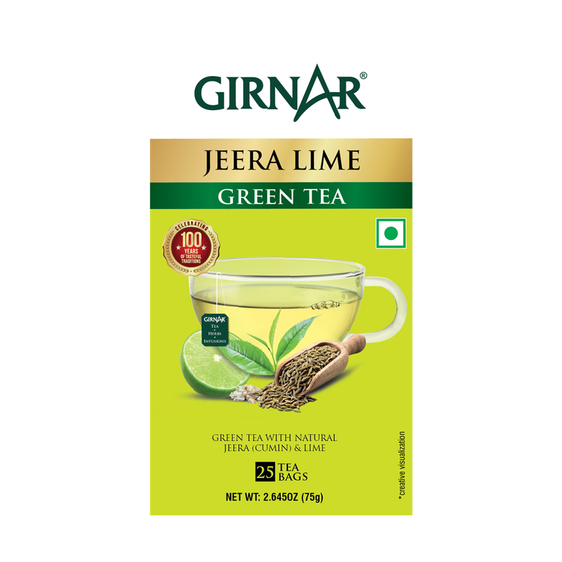 Girnar Jeera Lime Green Tea Bags