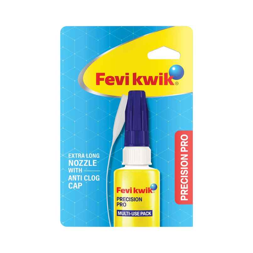 Fevikwik Precision Pro 8 G |Multi-Use Pack With Precision Nozzle