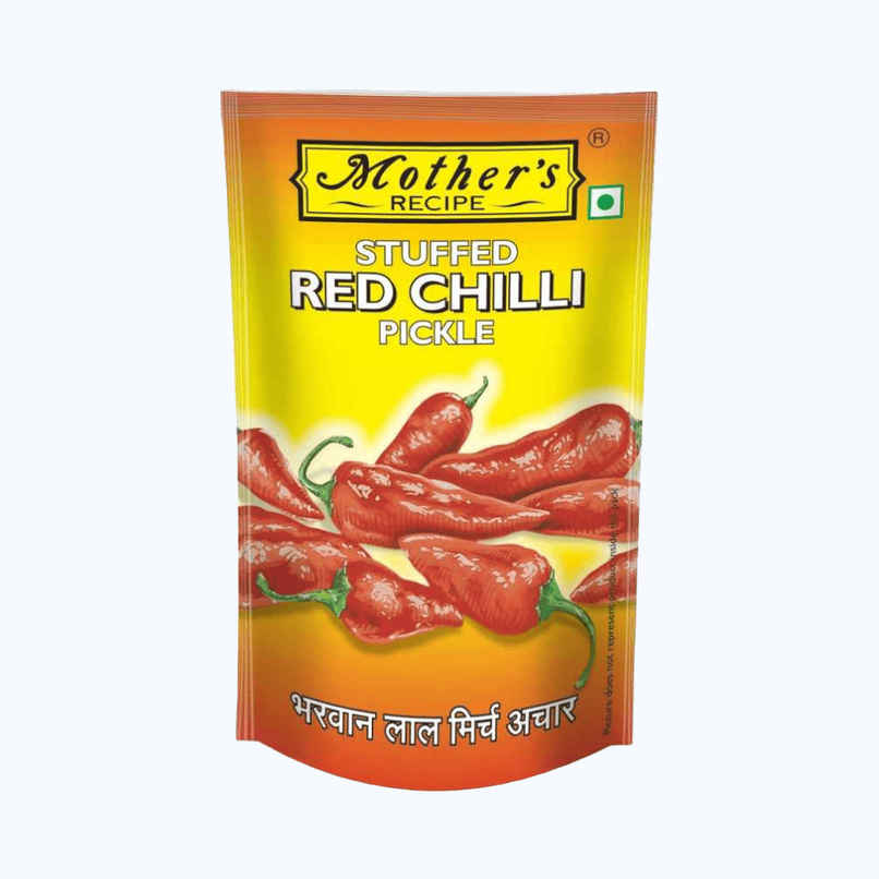 Mother's Recipe Stuffed Red Chilli Pickle